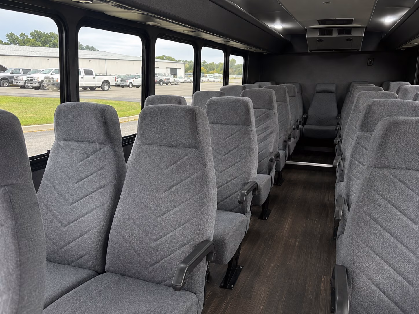 grand prairie 20 passenger minibus inside