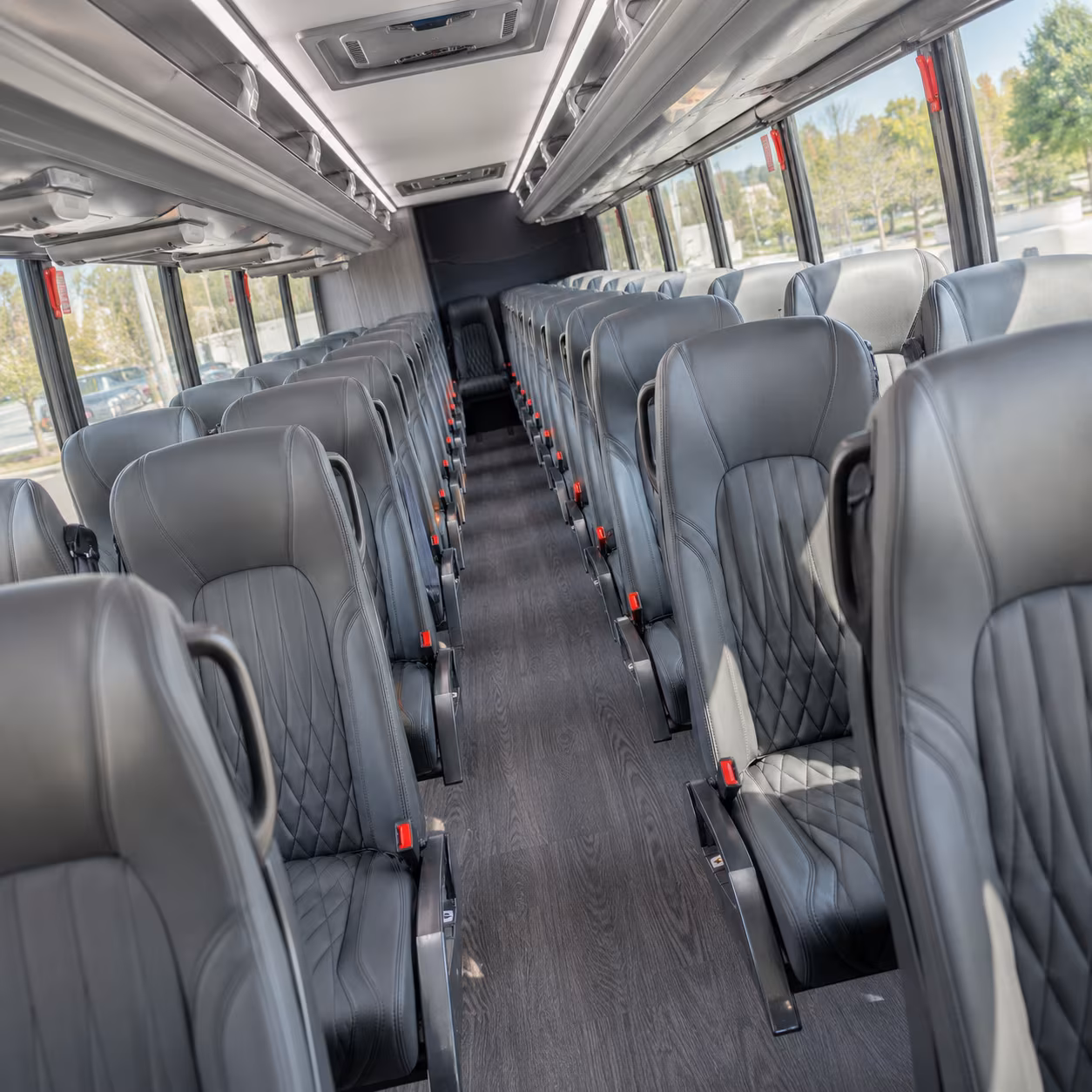 grand prairie 30 passenger minibus inside