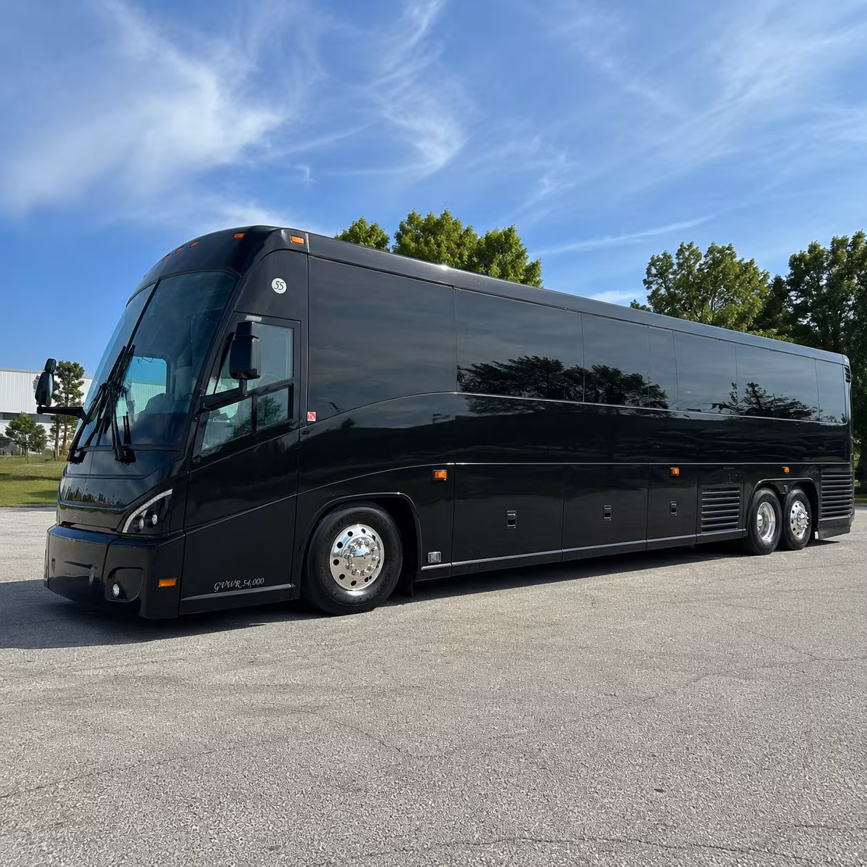 grand prairie 47 passenger charter bus