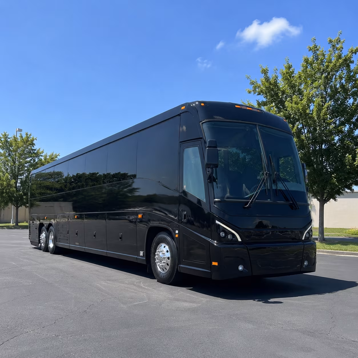 grand prairie 56 passenger charter bus