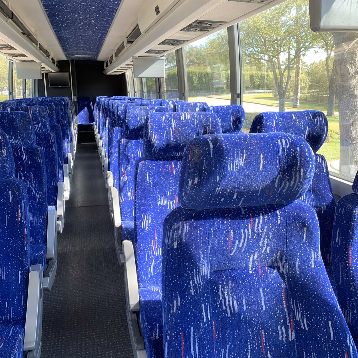 grand prairie long distance charter bus rental