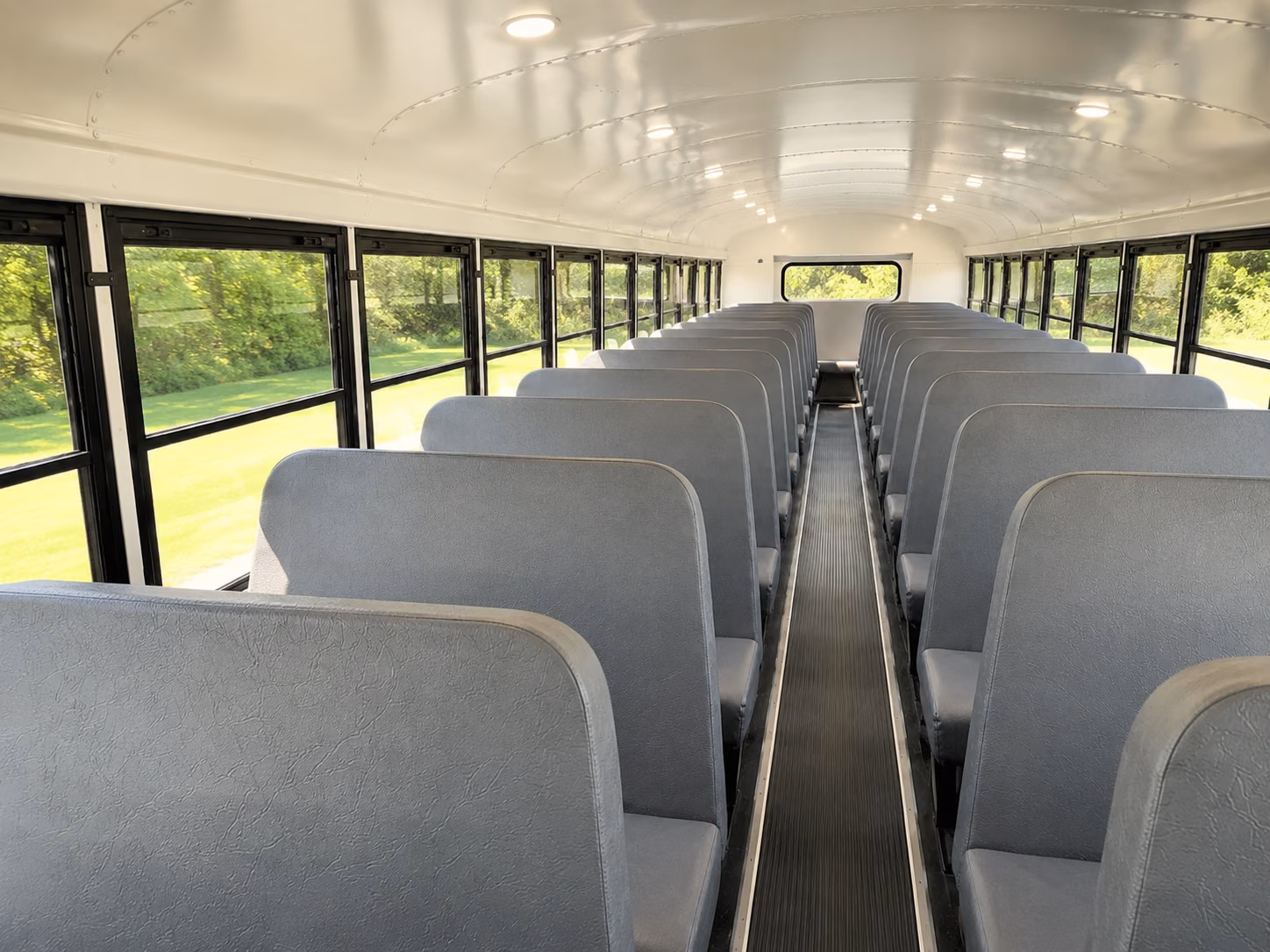 grand prairie school bus inside