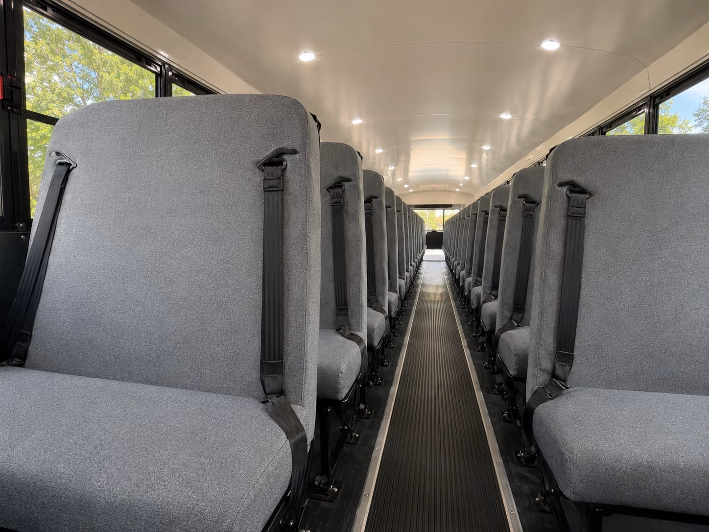 grand prairie school bus interior