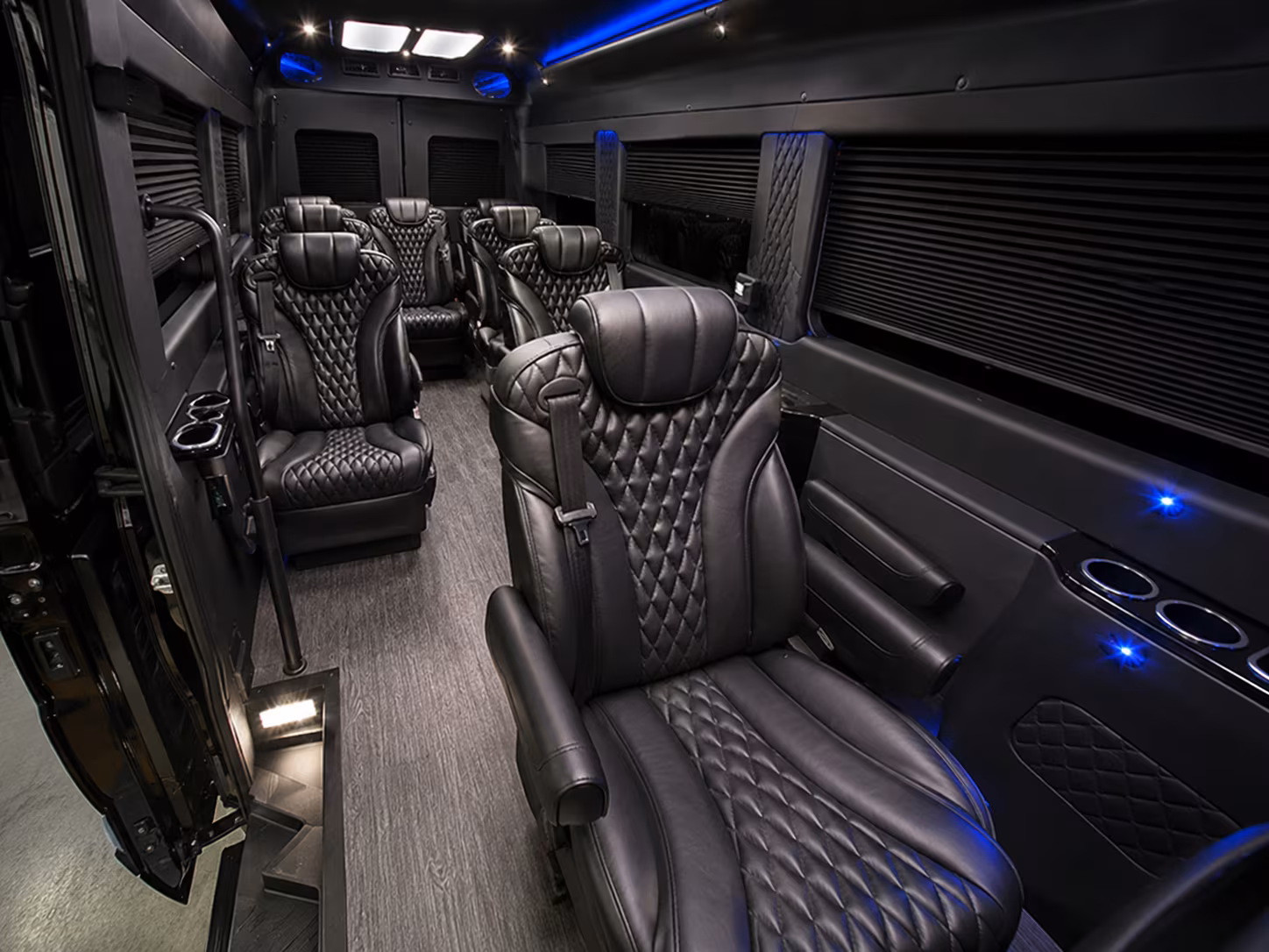 grand prairie sprinter van with driver inside