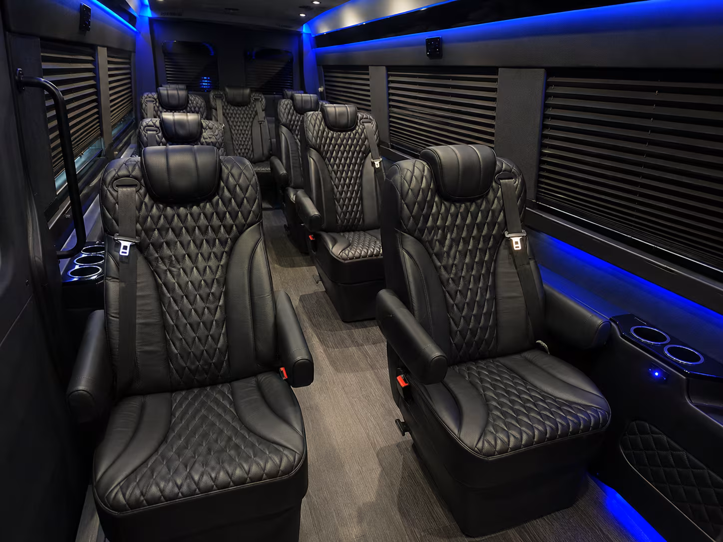 sprinter vans and minibuses for smaller concert groups in grand prairie